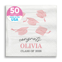 Custom Text - Pastel Grad Napkins