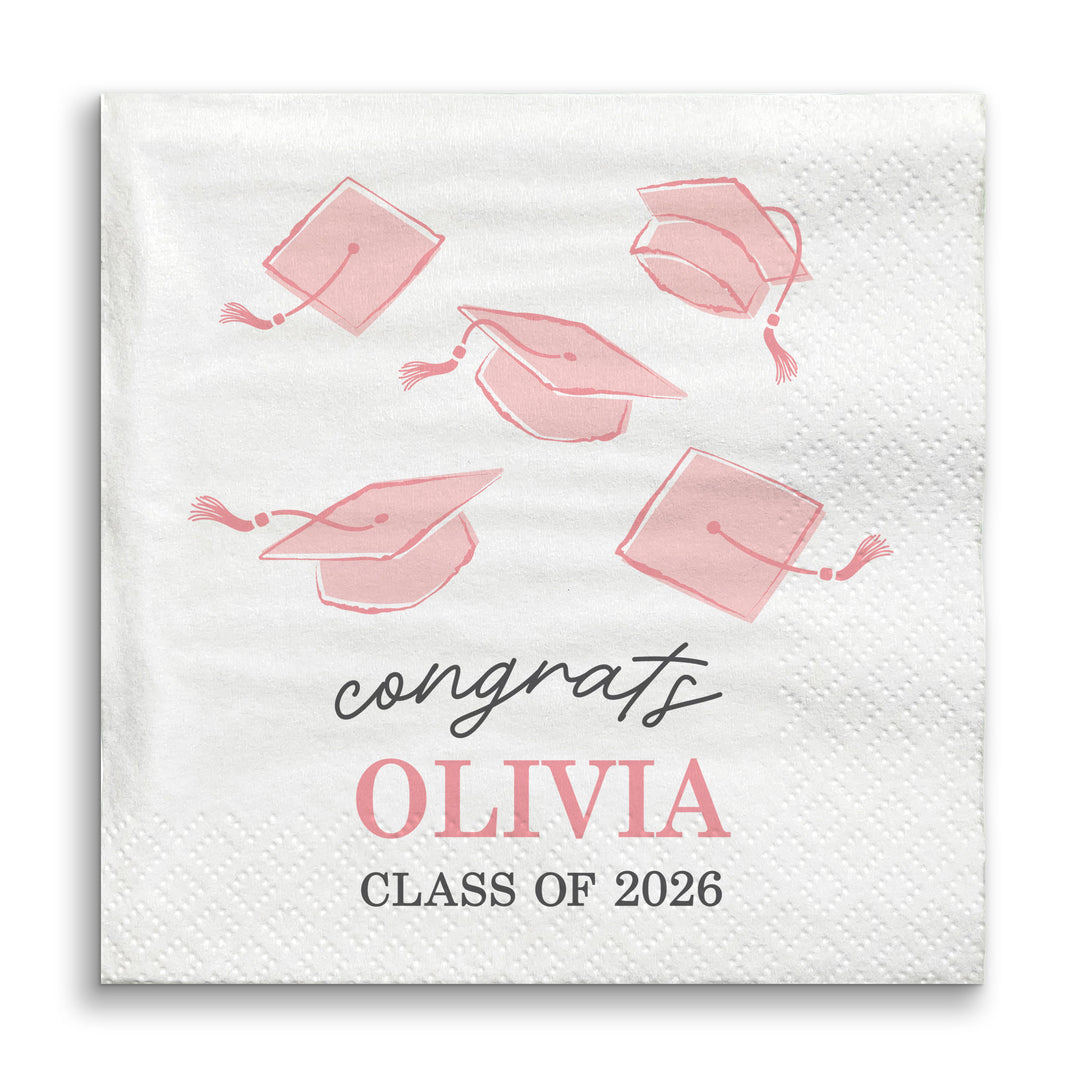 Custom Text - Pastel Grad Napkins