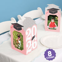 Pastel Grad Photo Centerpieces - 8 Ct