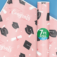 Rose Gold Graduation Wrapping Paper, Class of 2026