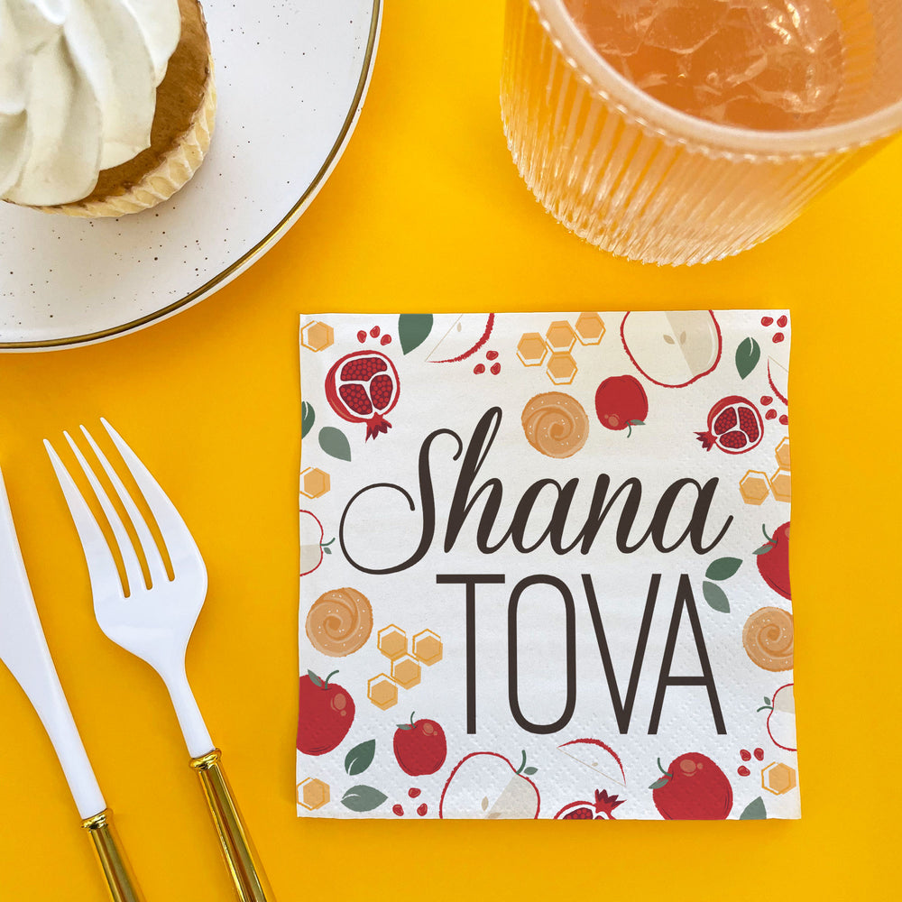 Napkins - Rosh Hashanah - 24 Ct