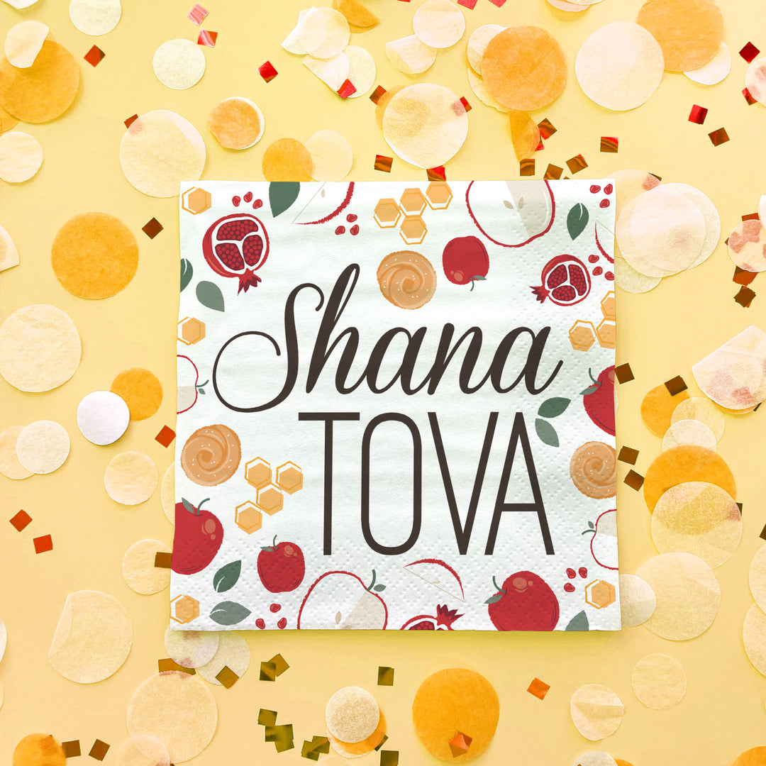 Napkins - Rosh Hashanah - 24 Ct