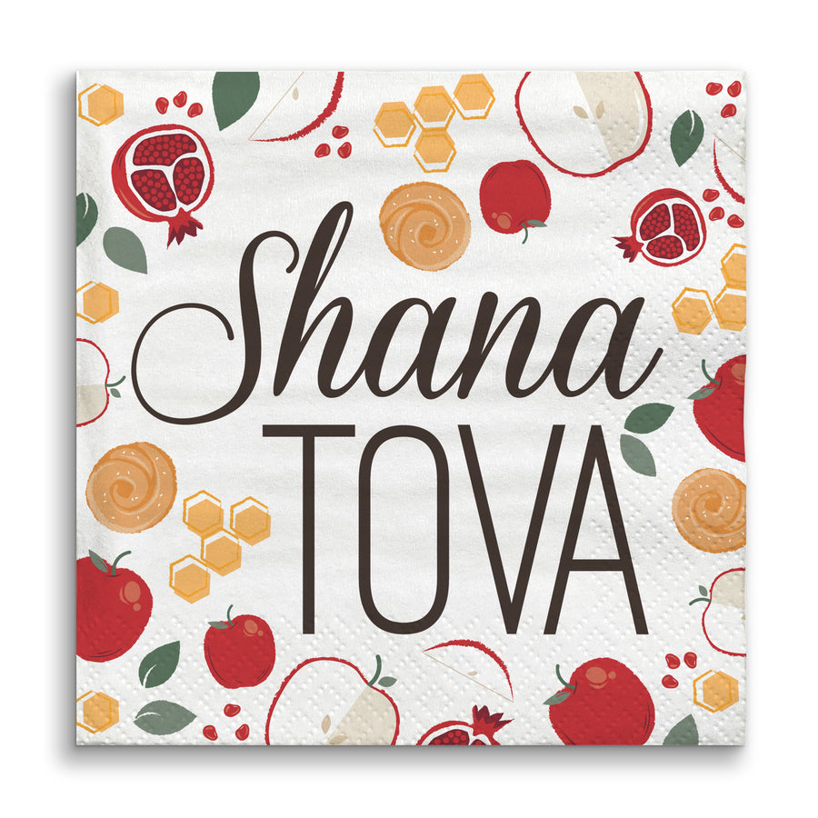 Napkins - Rosh Hashanah - 24 Ct