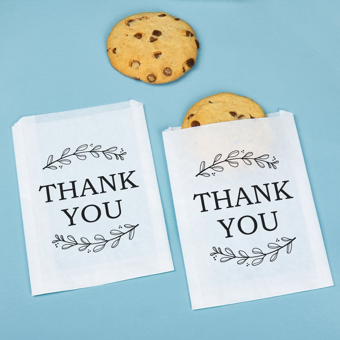 Paper Treat Bags - Rustic Leaves - 25 Ct