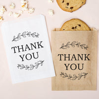 Paper Treat Bags - Rustic Leaves - 25 Ct