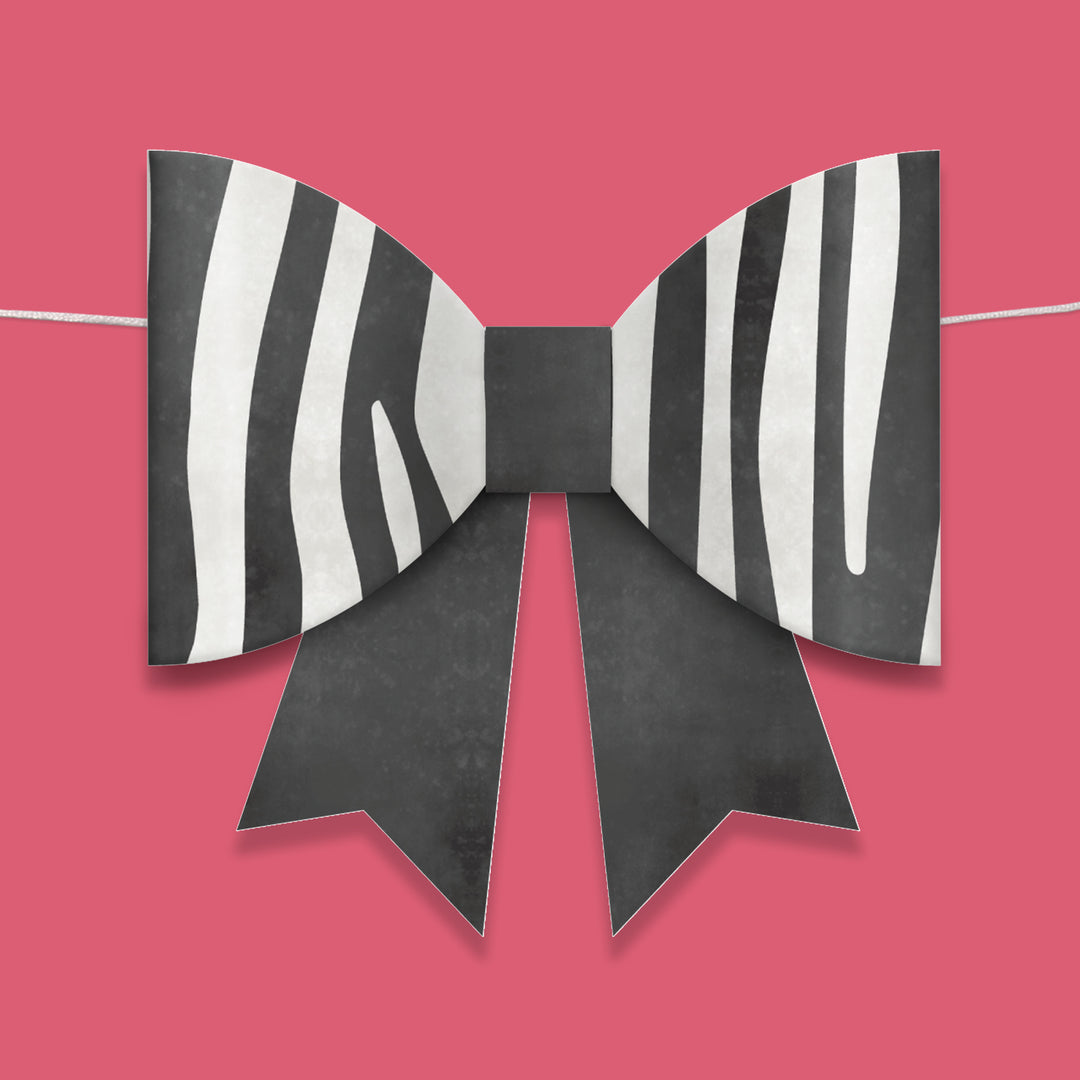 Safari Animals - 3D Bow Banner