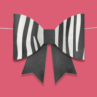 Safari Animals - 3D Bow Banner