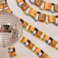Safari Animals DIY Paper Chains - 128 Pc