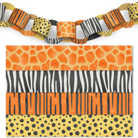 Safari Animals DIY Paper Chains - 128 Pc