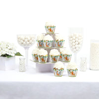 Safari animals cupcake wrappers set of 12