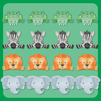 16 jungle safari animal themed headbands