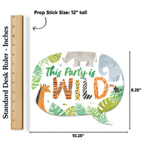 20 safari photo booth props with sticks