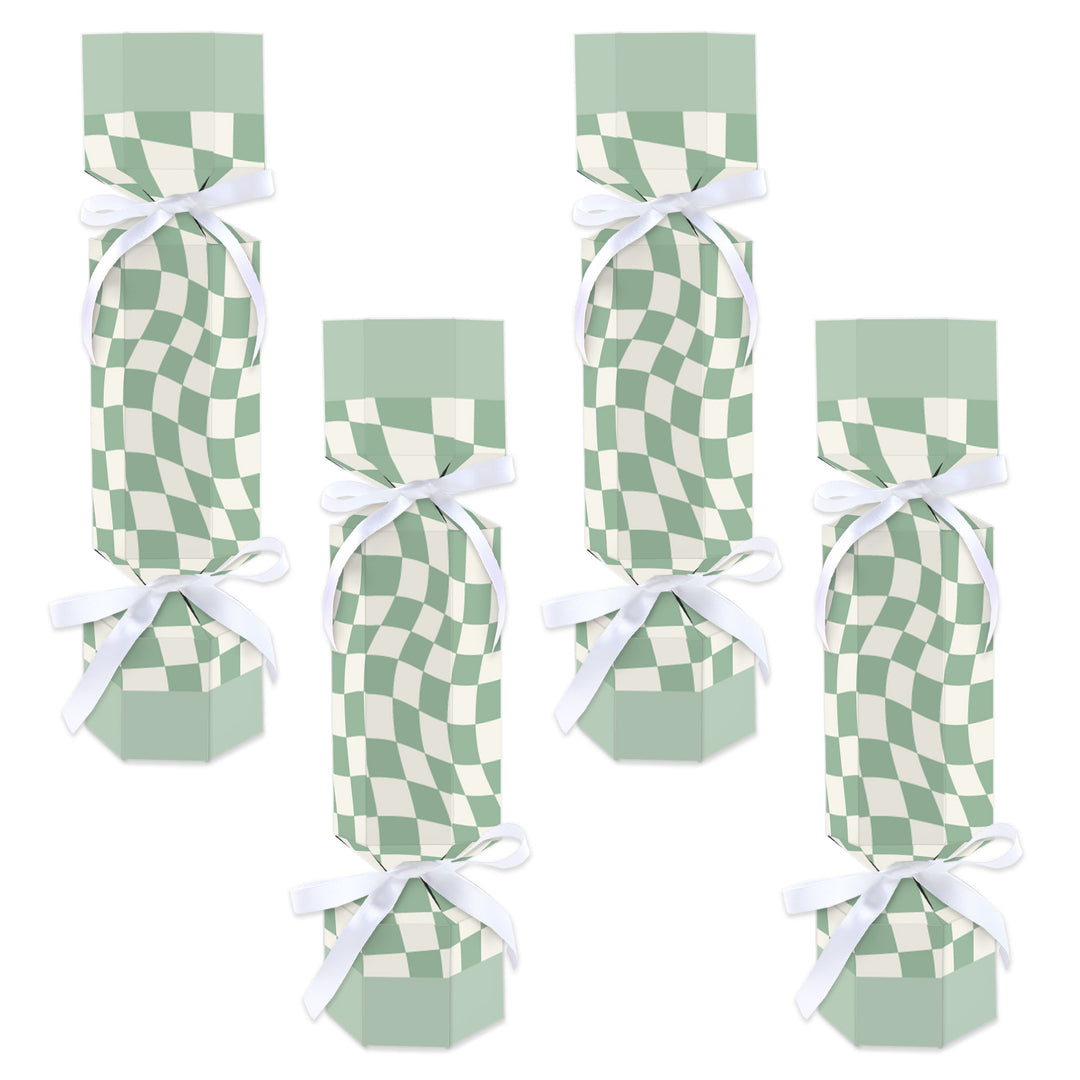 Checkered Cracker Boxes - 12 Ct
