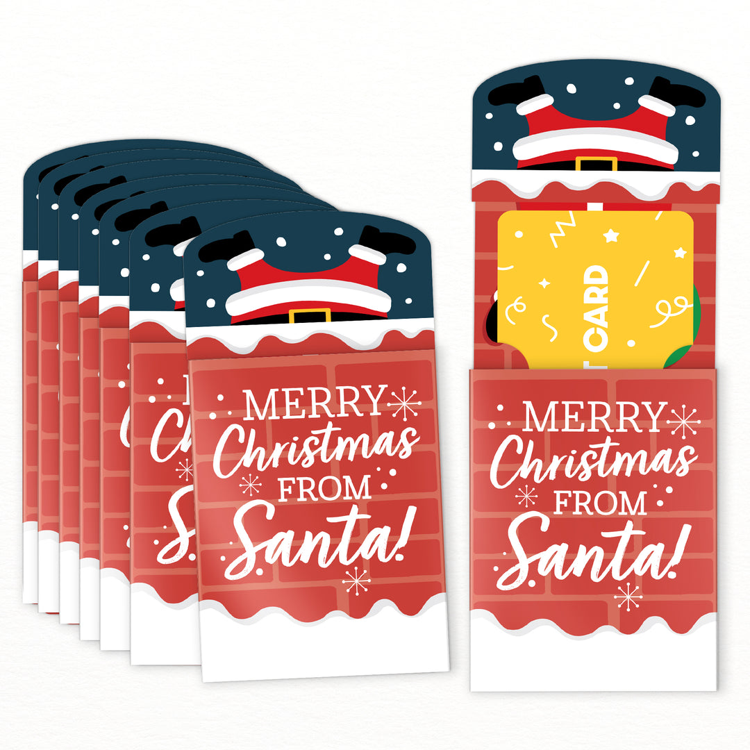 Merry Christmas from Santa Nifty Gifty Card Holders - 8 Ct