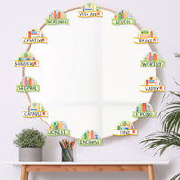 School Books Classroom Name Tags - 32 Ct