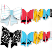 School Supplies - 3D Bow Banner