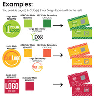 Custom Logo Scratch Off Cards - Personalized Branded Business Party Game - 22 Count