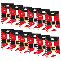 Secret Santa - Christmas Gift Exchange Gift Favor Bags - Party Goodie Boxes - Set of 12