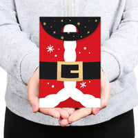 Secret Santa - Christmas Gift Exchange Gift Favor Bags - Party Goodie Boxes - Set of 12