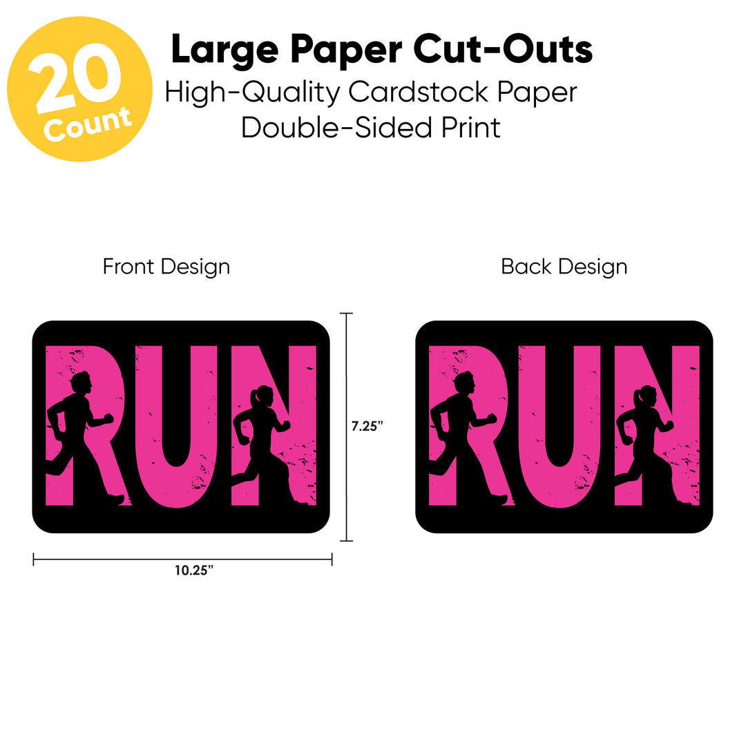 Set The Pace Running Large Essentials - 20 Ct