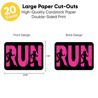 Set The Pace Running Large Essentials - 20 Ct