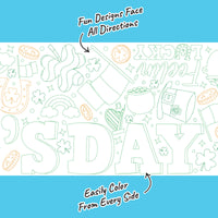St. Patrick’s Day - Coloring Table Runner - 7'