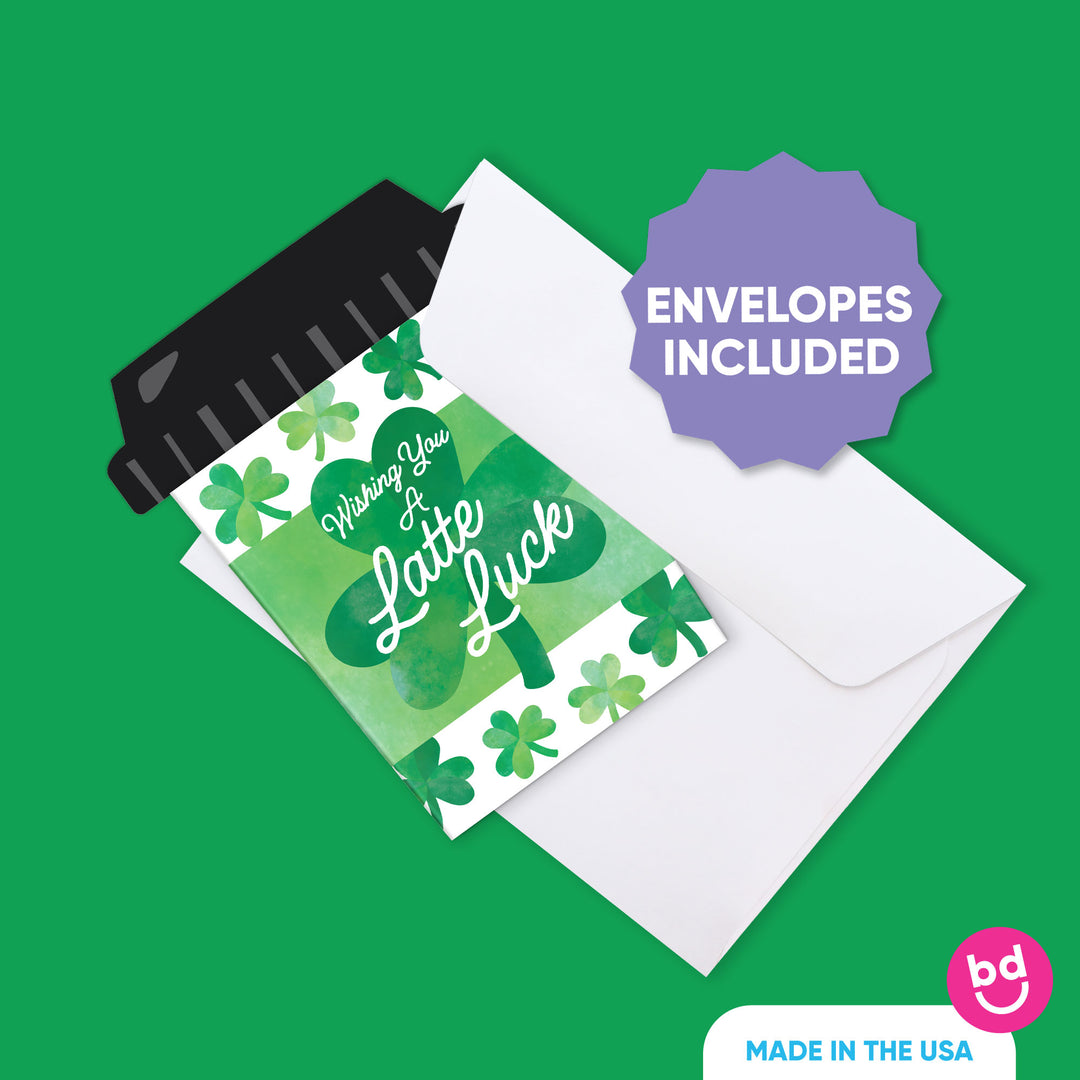 Shamrock St. Patrick’s Day Nifty Gifty Card Holders - 8 Ct