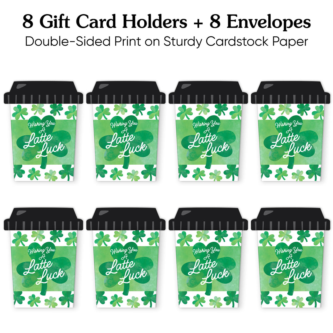 Shamrock St. Patrick’s Day Nifty Gifty Card Holders - 8 Ct
