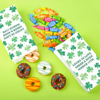 Custom Text Popcorn Bags - Shamrock St. Patrick’s Day - 25 Ct