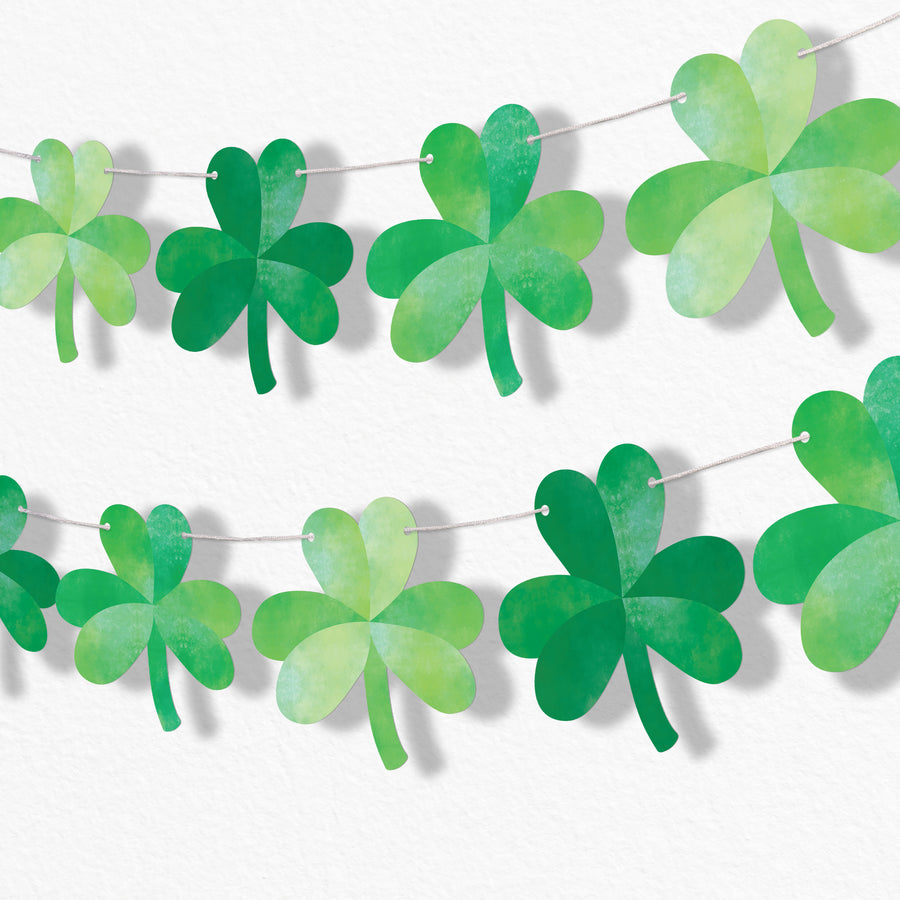 Shamrock Garland Banner