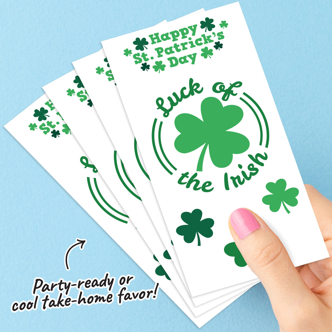 St. Patrick's Day Temporary Tattoos - 60 Ct