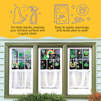 St. Patrick’s Day Window Clings