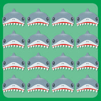 Shark Paper Headbands - 16 Ct