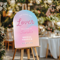 Custom Text She Found Her Lover Welcome Sign