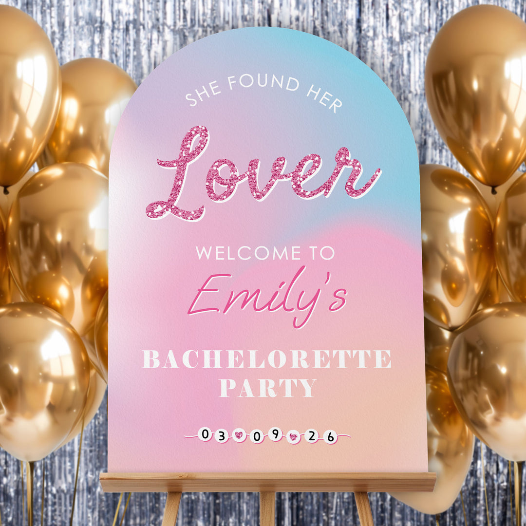 Custom Text She Found Her Lover Welcome Sign