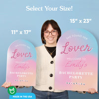 Custom Text She Found Her Lover Welcome Sign
