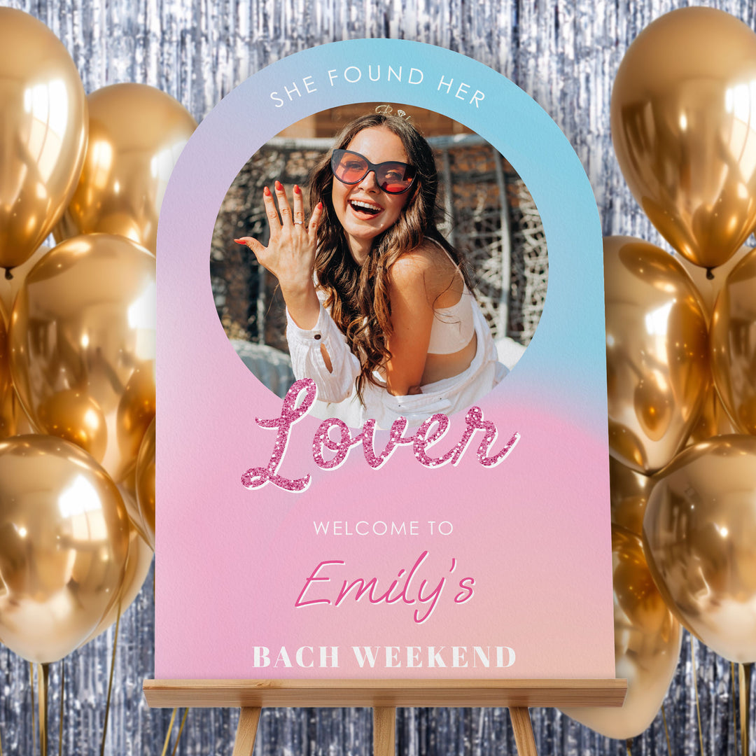 Custom Photo She Found Her Lover Welcome Sign
