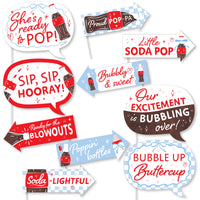 She's Ready to Pop Funny Photo Props - 10 Ct