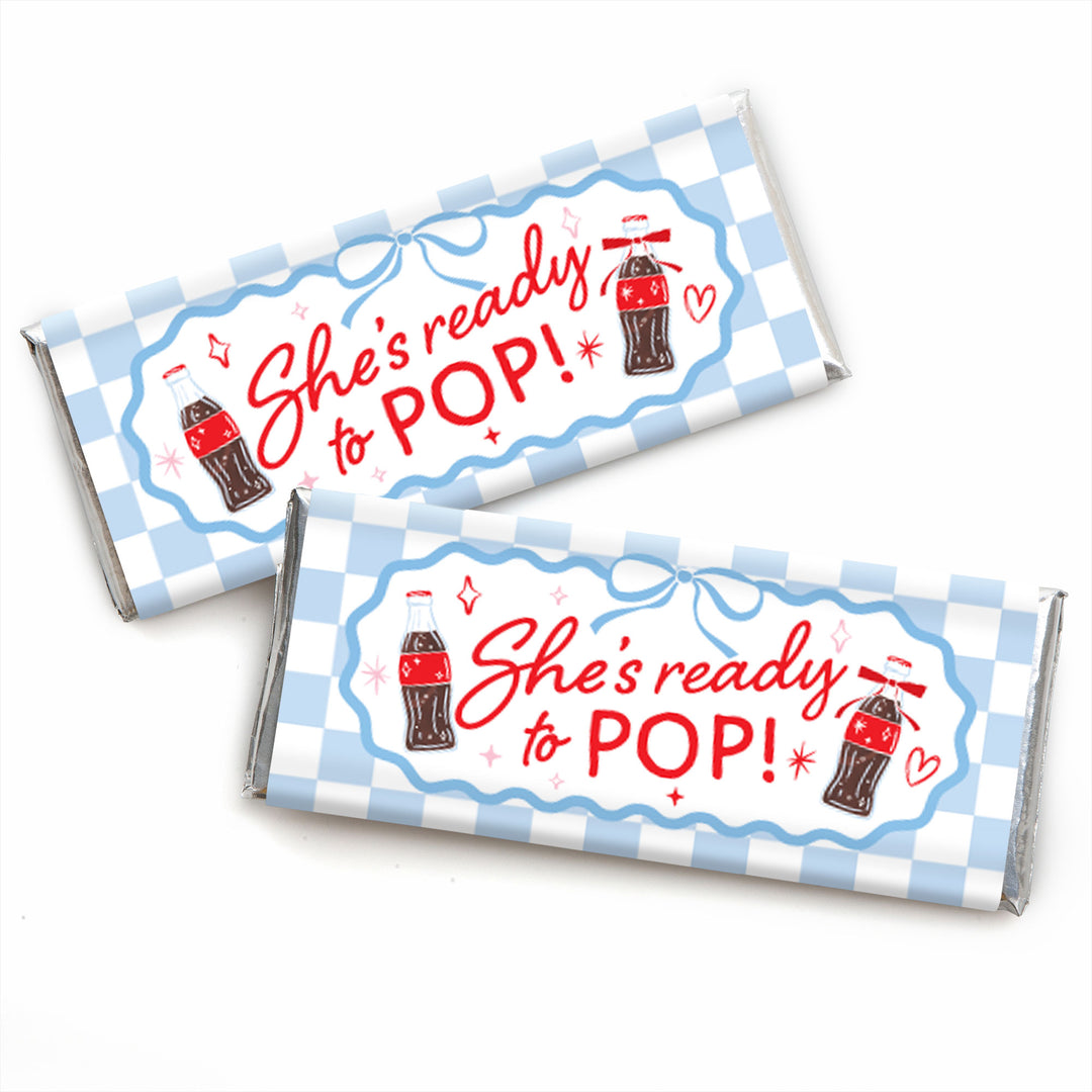 She's Ready to Pop Candy Bar Wrapper - 24 Ct