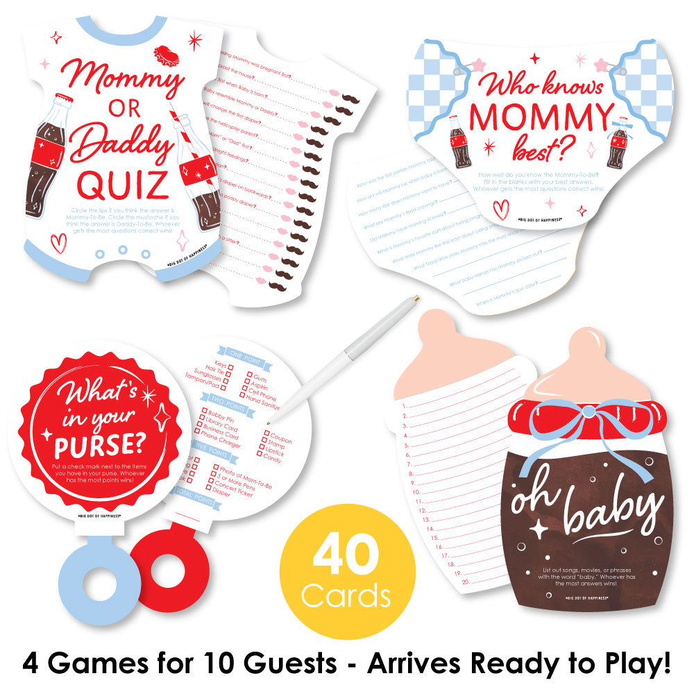 She's Ready to Pop Baby Shower Gamerific Bundle