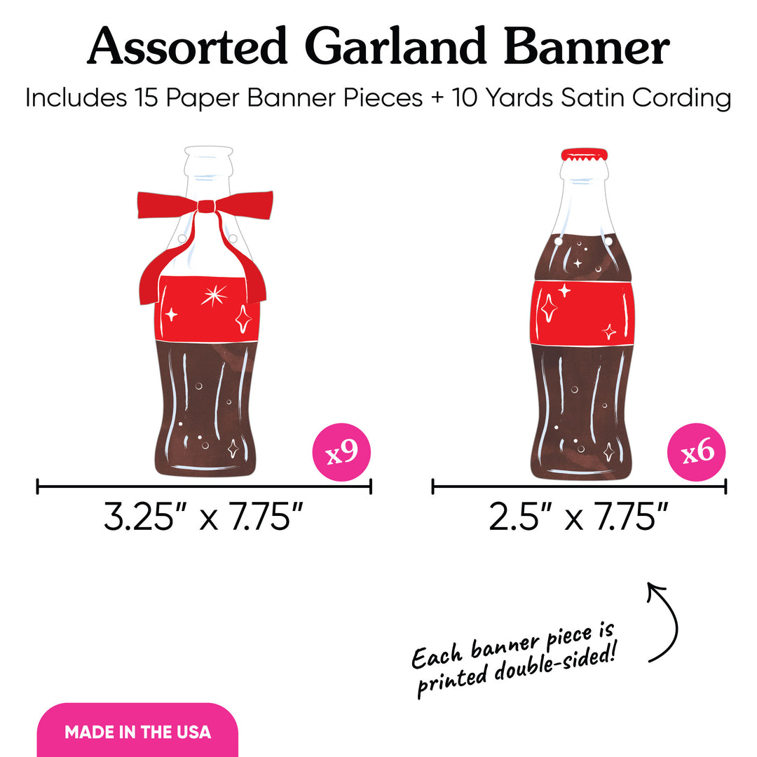 She's Ready to Pop Garland Banner - 15 Pc