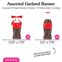 She's Ready to Pop Garland Banner - 15 Pc