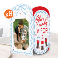She's Ready to Pop Photo Centerpieces - 8 Ct