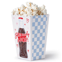 She's Ready to Pop Popcorn Boxes - 12 Ct