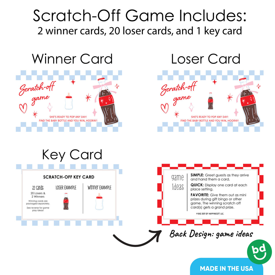 She's Ready to Pop Scratch Off Cards Game - 22 Ct