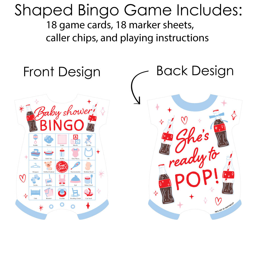 She's Ready to Pop Bingo Game - 18 Ct