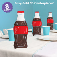 She's Ready to Pop 3D Centerpieces - 8 Ct