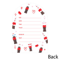 She's Ready to Pop Shaped Fill-In Invitations - 12 Ct