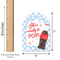 She's Ready to Pop Shaped Fill-In Invitations - 12 Ct