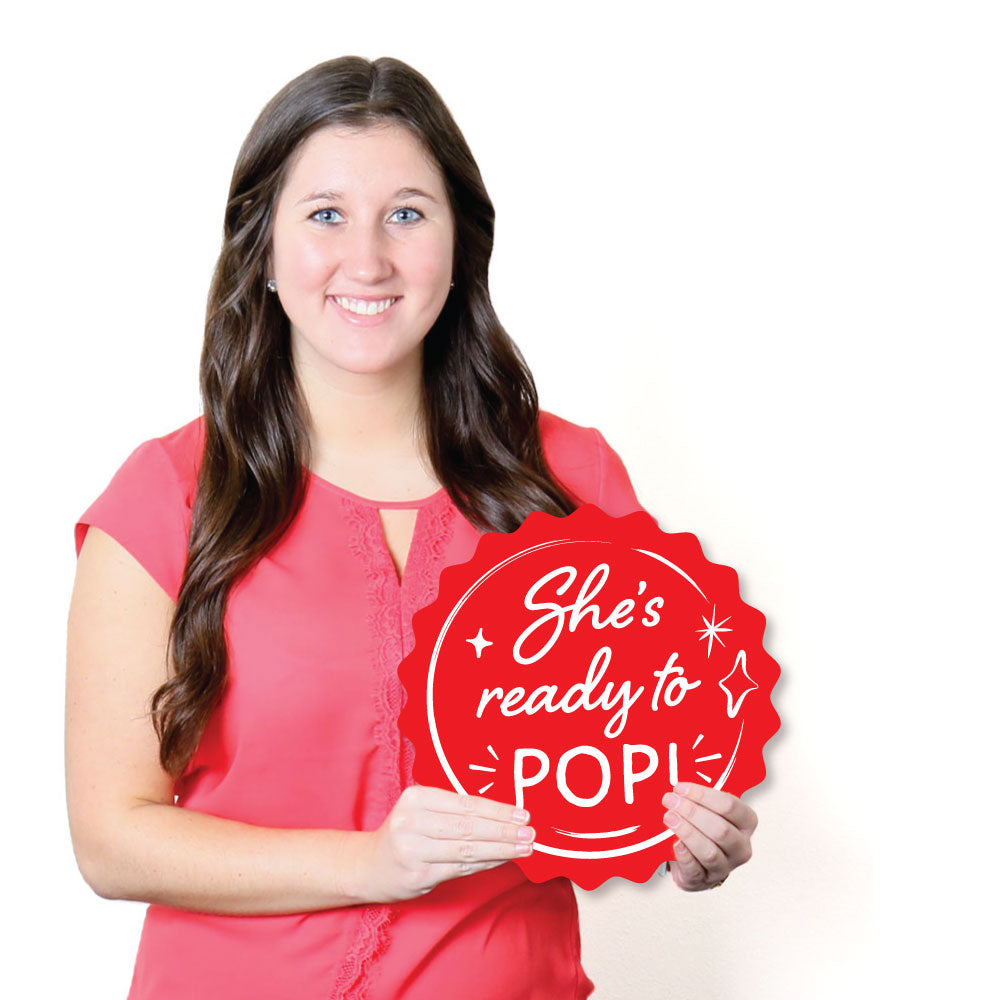 She's Ready to Pop Yard Signs - 10 Ct